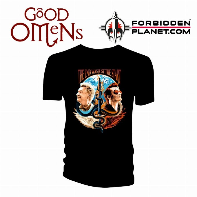 Good Omens: T-Shirt: The End Was Just The Start