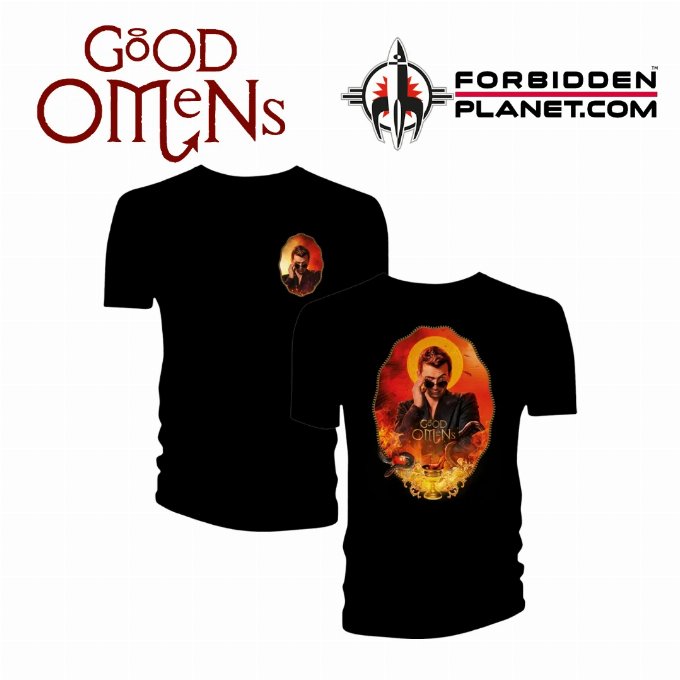 Good Omens: T-Shirt: Crowley Icon