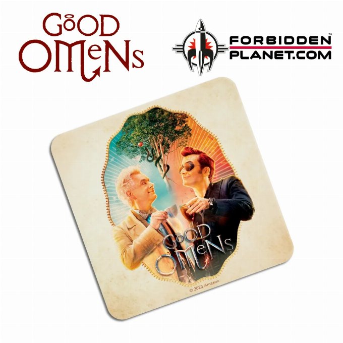Good Omens Coaster "To the World" 