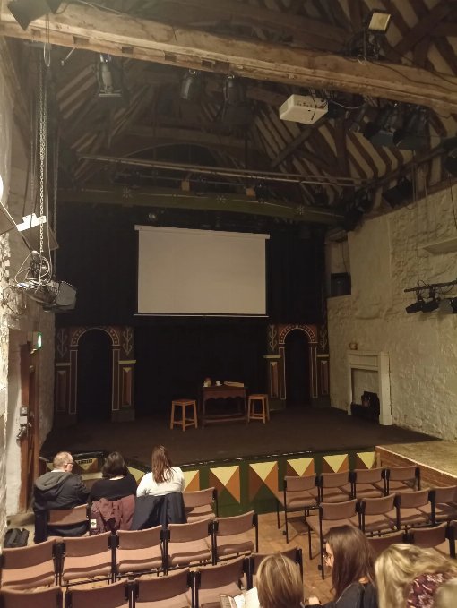 Photo shows the inside of the theatre just as the doors were opened