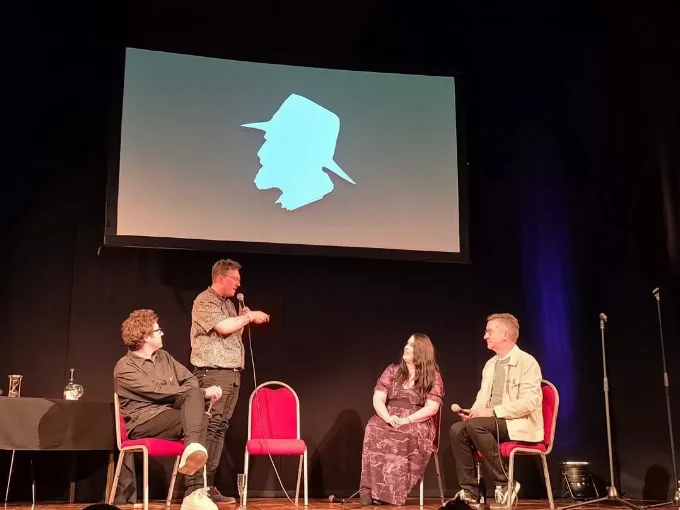 Dan Schreiber interview Marc Burrows, Rhianna Pratchett and Rob Wilkins