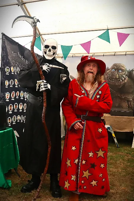 Death has a near Rincewind experience