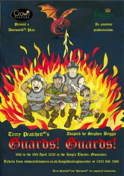 Poster for Guards! Guards!performed by Crown Players