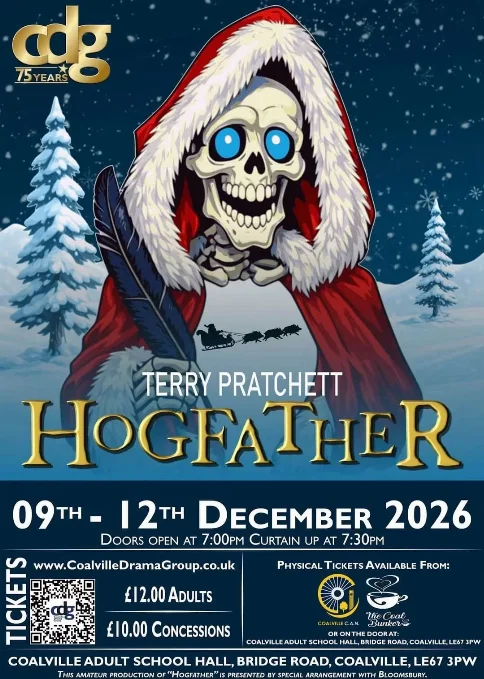 Poster for Hogfather performed by Coalville Drama Group