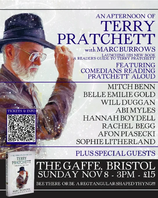 Poster for An afternoon of Terry Pratchett - Marc Burrows