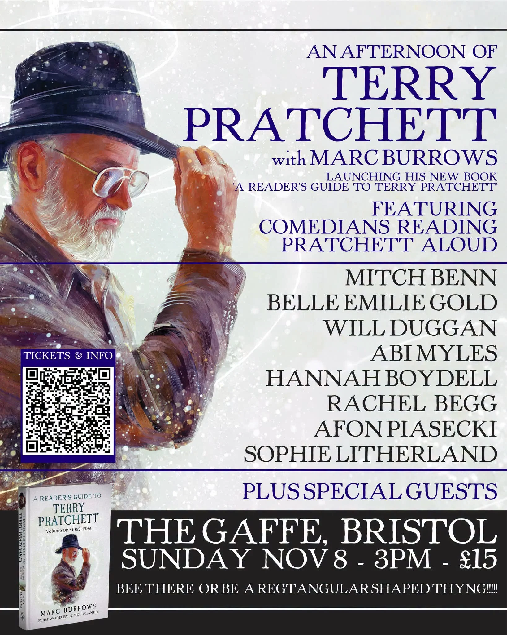 Poster for An afternoon of Terry Pratchett - Marc Burrows