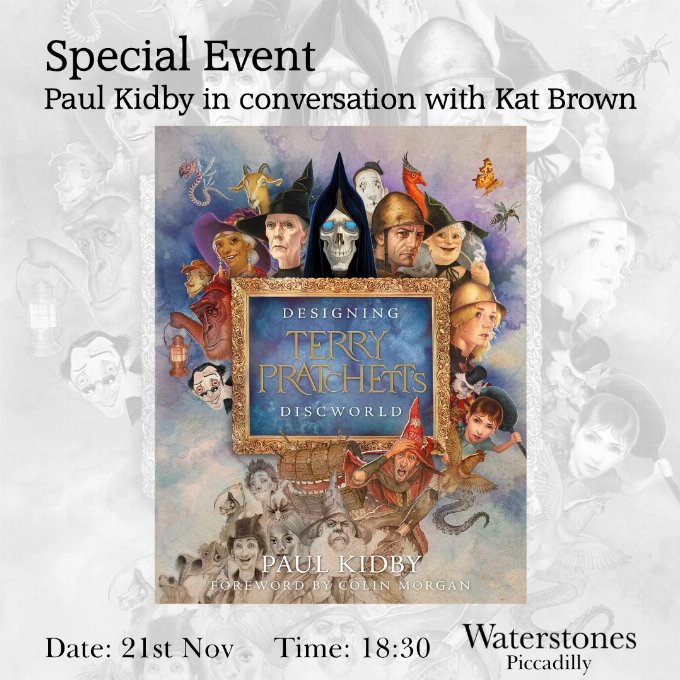 Paul Kidby in Conversation with Kat Brown