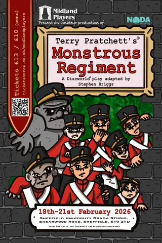 Poster for Monstrous Regiment by Midland Players
