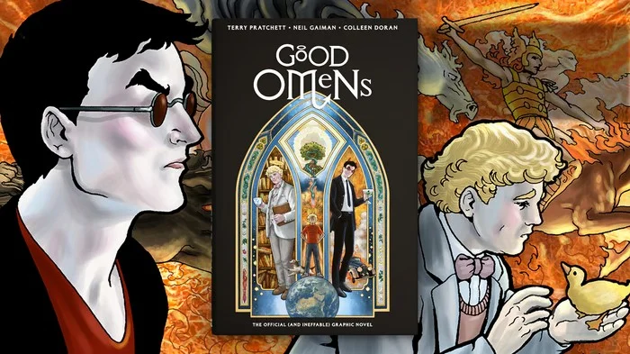 Cover image of the Good Omens Graphic Novel