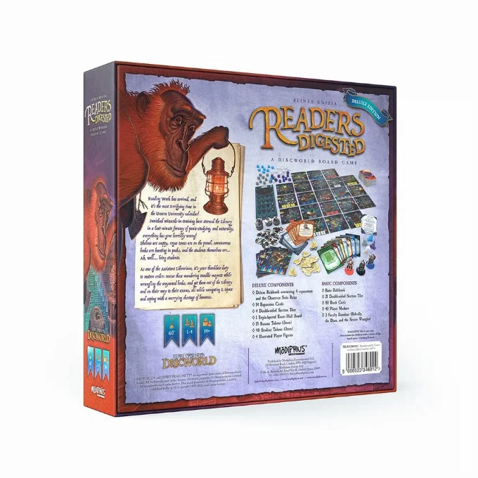 Read box cover art for Readers Digested available in both base and deluxe editions