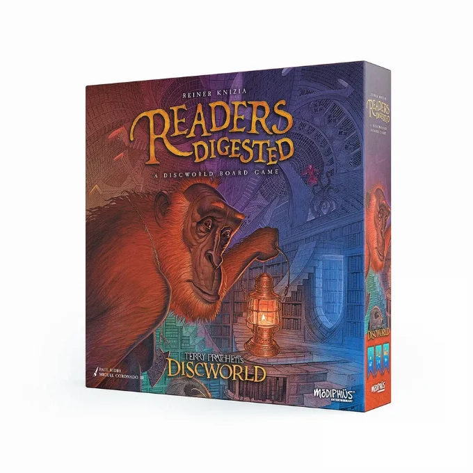 Front box cover art for Readers Digested available in both base and deluxe editions