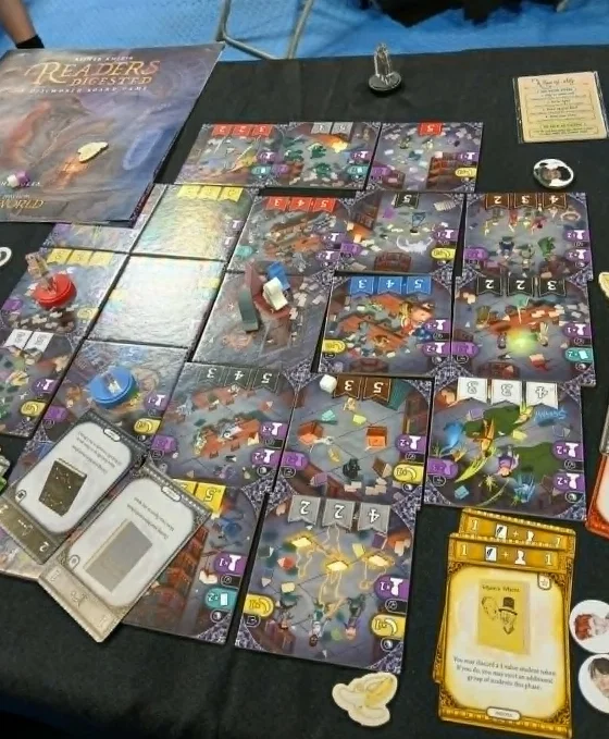 Readers Digested game demo in play