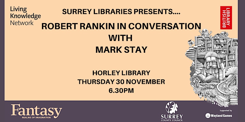 Robert Rankin in Conversation with Mark Stay