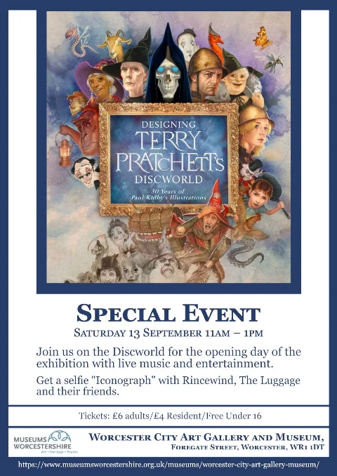 Special Opening Day Event Image with details of the special event on the opening of the exhibition on Saturday 13th September 2025