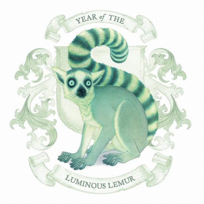 Image of a Lemur with the words Year of the Luminous Lemur