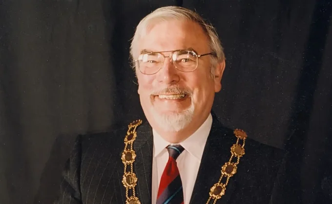 GNU Frank Foster former mayor of Wincanton