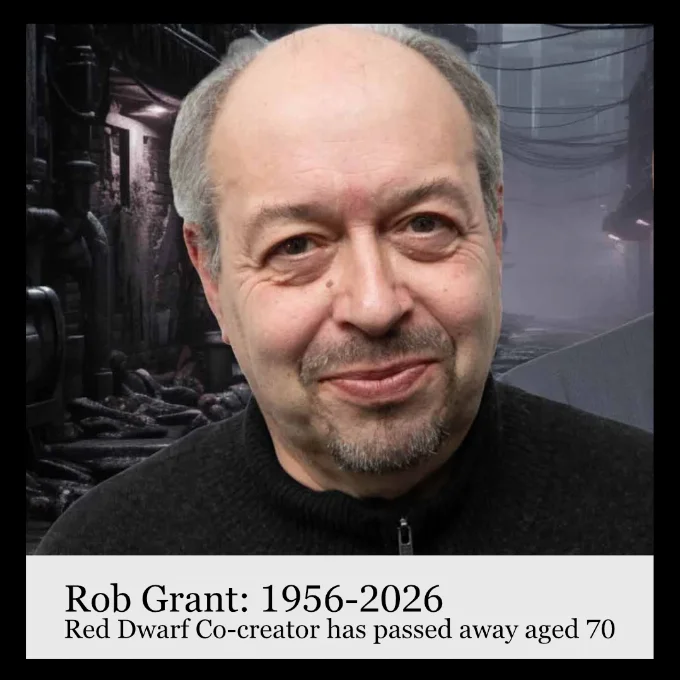 Photo of Rob Grand, Red Dwarf creator who recently passed