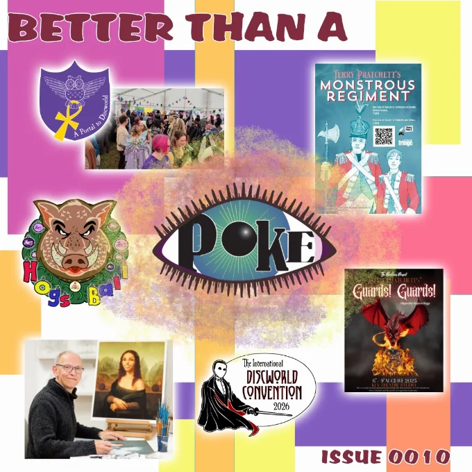 Colourful image depicting some of the news items from this month