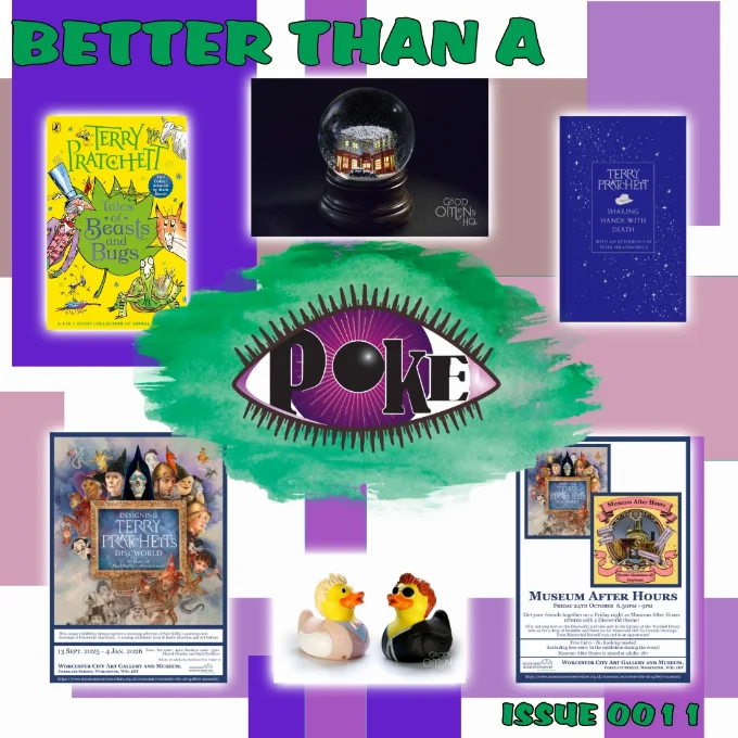 Colourful image depicting some of the news items from this month